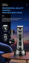 Kemei KM-1840 IPX7 Waterproof Body & Bikini Trimmer | LED Display | ماكينة إزالة الشعر