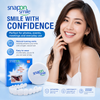 Removable White Teeth Veneers Covers Gaps, Yellow, Missing & Crooked Teeth - One Size Fits All, No Dentist Needed