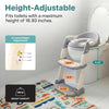 2-in-1 Toddler Potty Training Seat for babies with Step Stool Ladder
