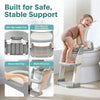 2-in-1 Toddler Potty Training Seat for babies with Step Stool Ladder